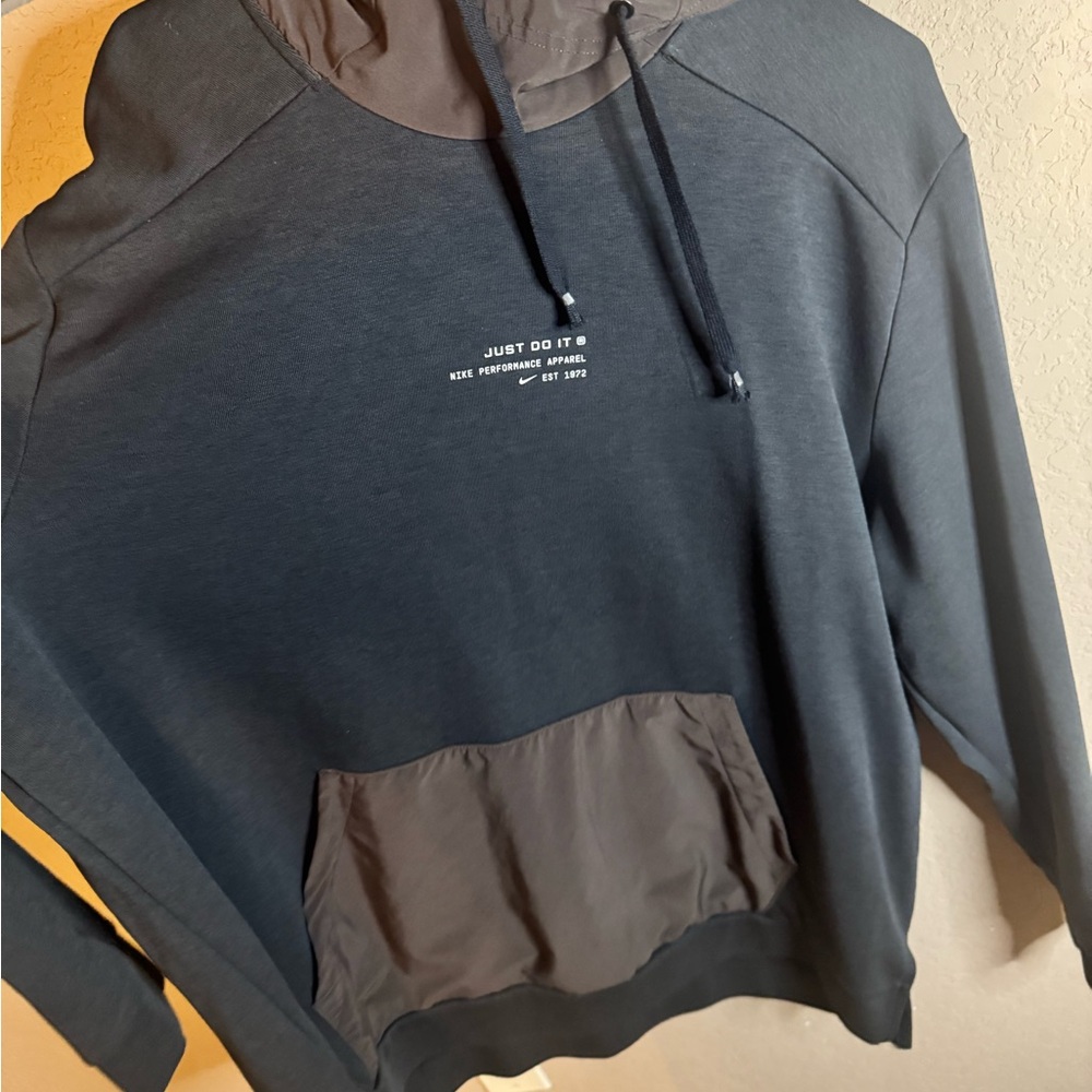 Nike Charcoal Hoodie with Front Pocket